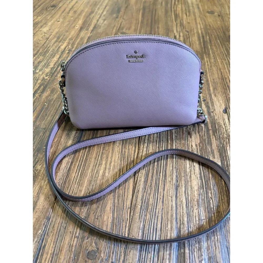 Kate Spade Women's Spencer Small Dome Crossbody Iris Bloom Lavender
